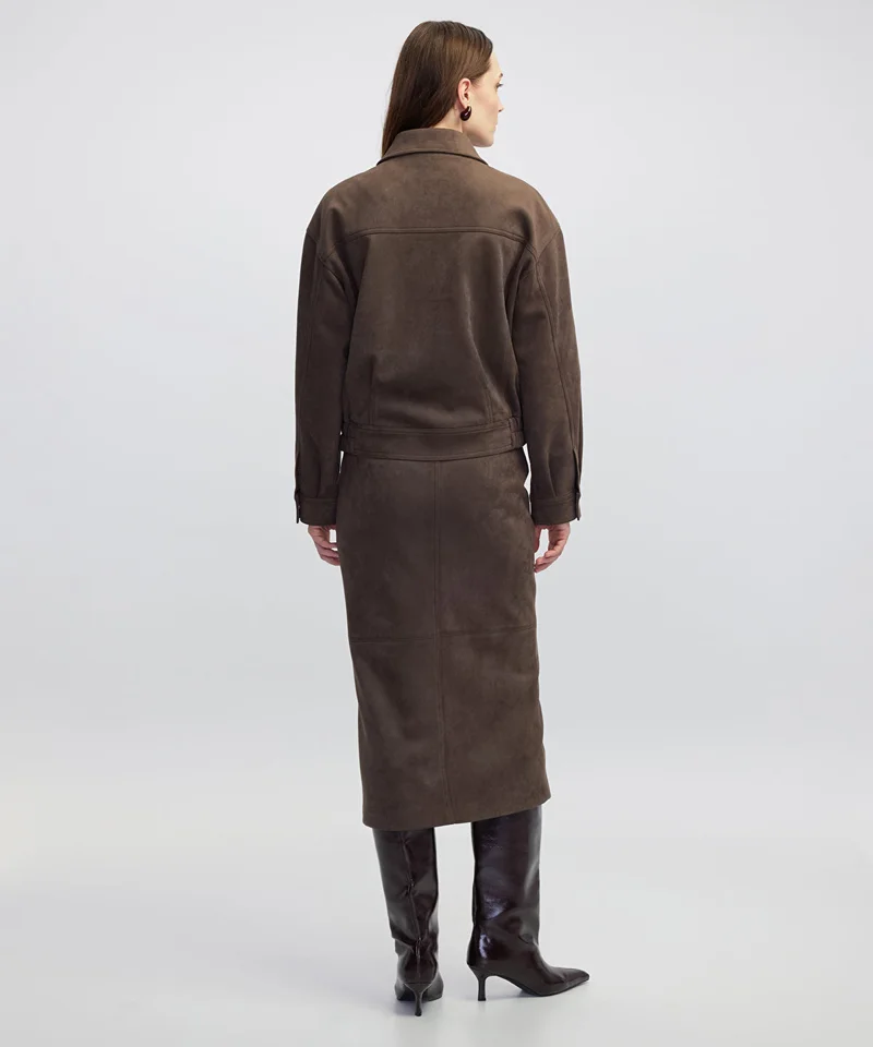 Ipekyol Suede-Effect Coat